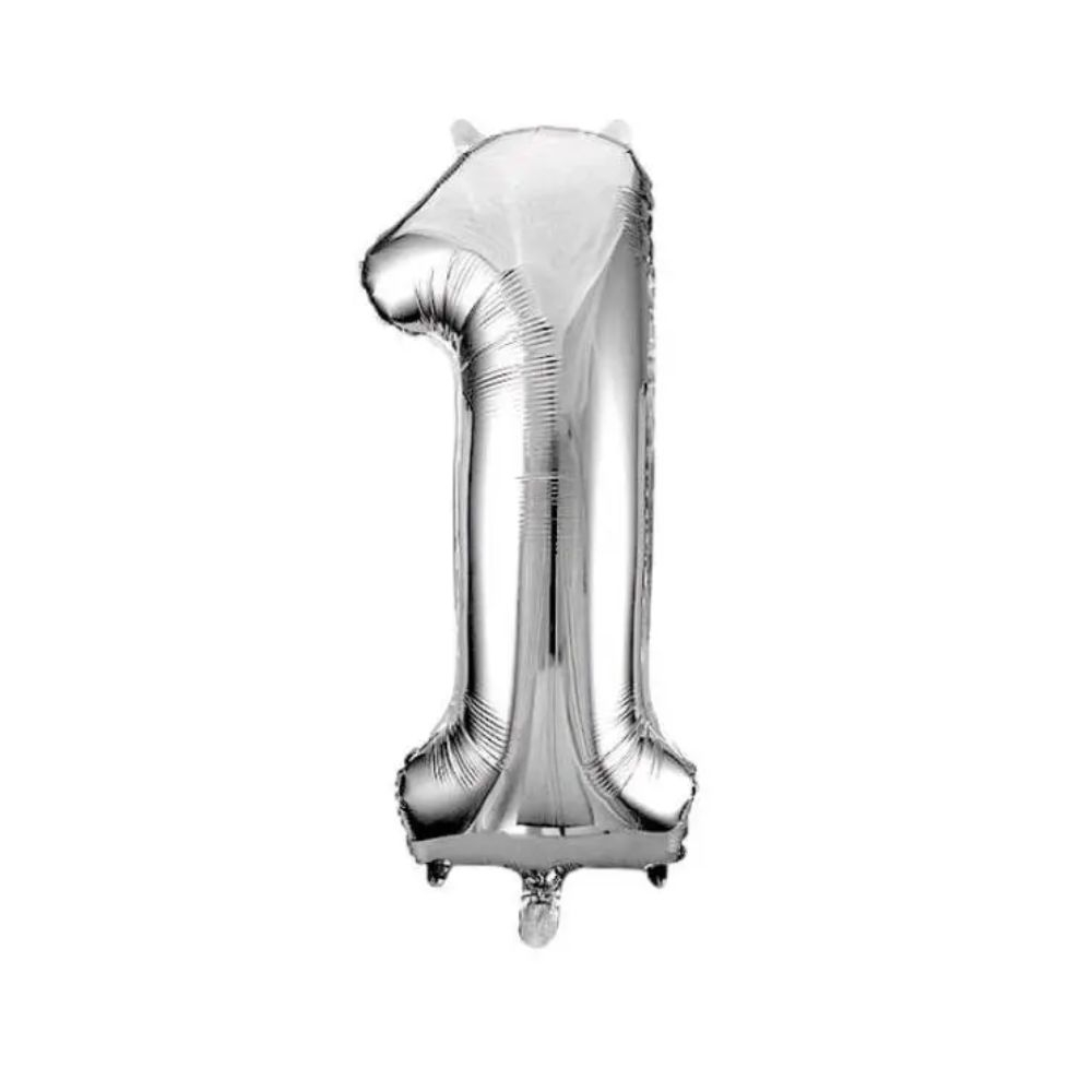 GLOBO METAL 16P #1 PLATEADO