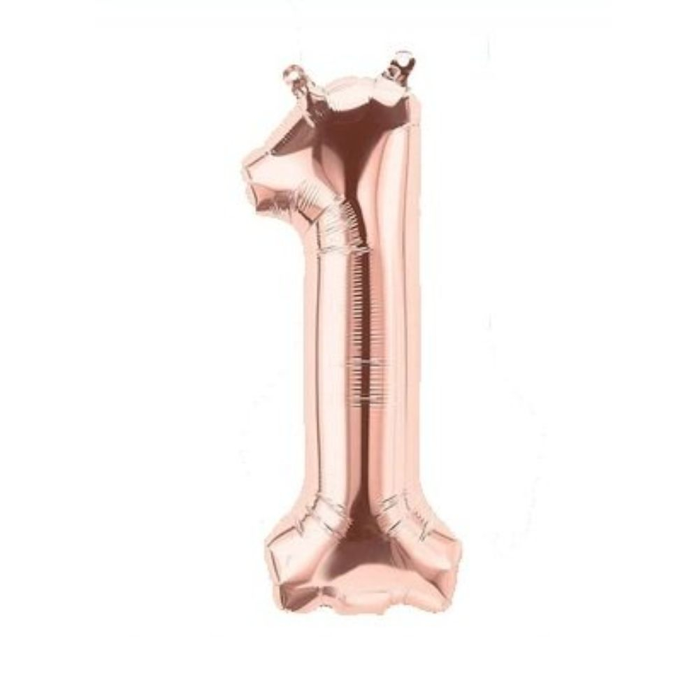 GLOBO METAL 16P #1 ORO ROSA