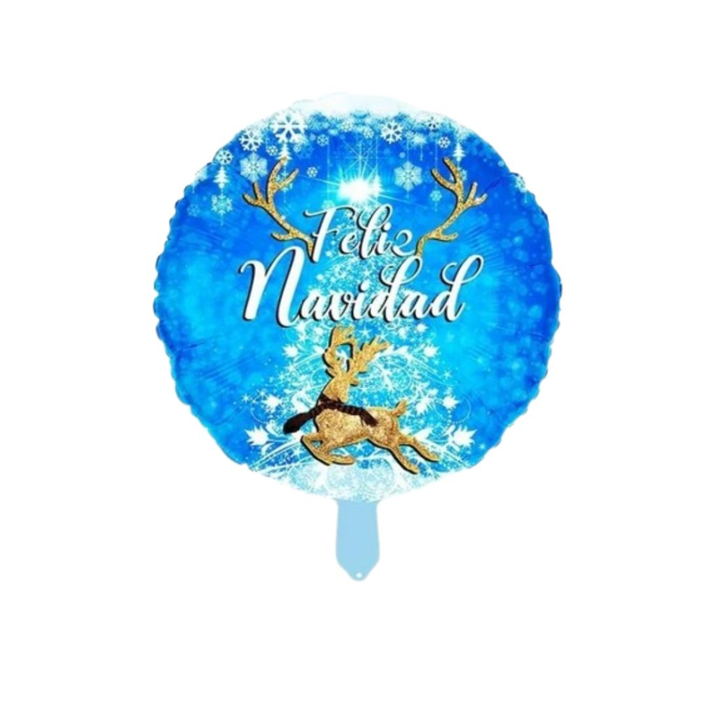 GLOBO METAL 18 NAVIDAD #3 