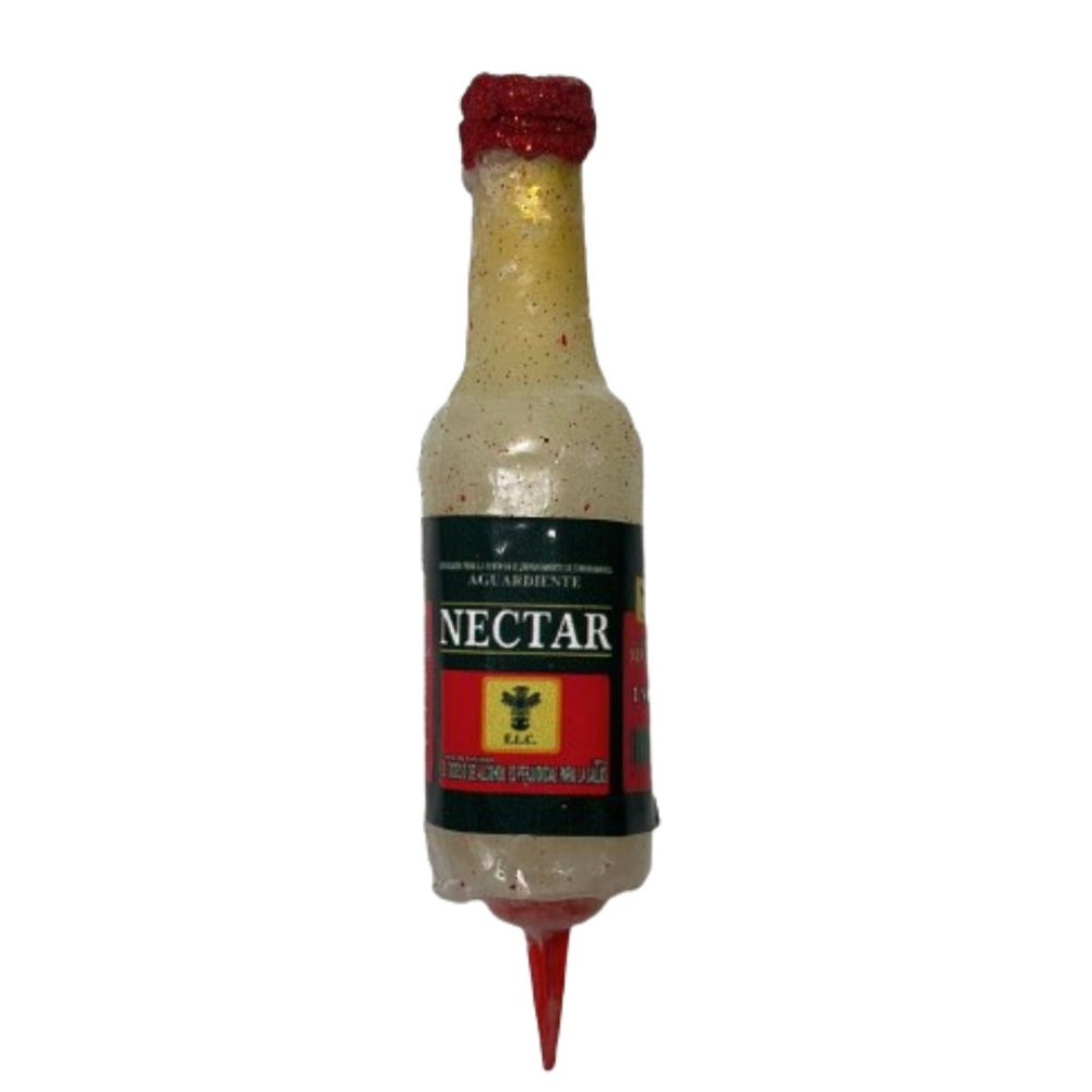 VELA BOTELLA VOLCAN   NECTAR ROJO