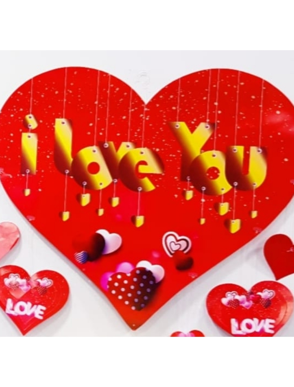 MOVIL CORAZON  ROJO I LOVE YOU