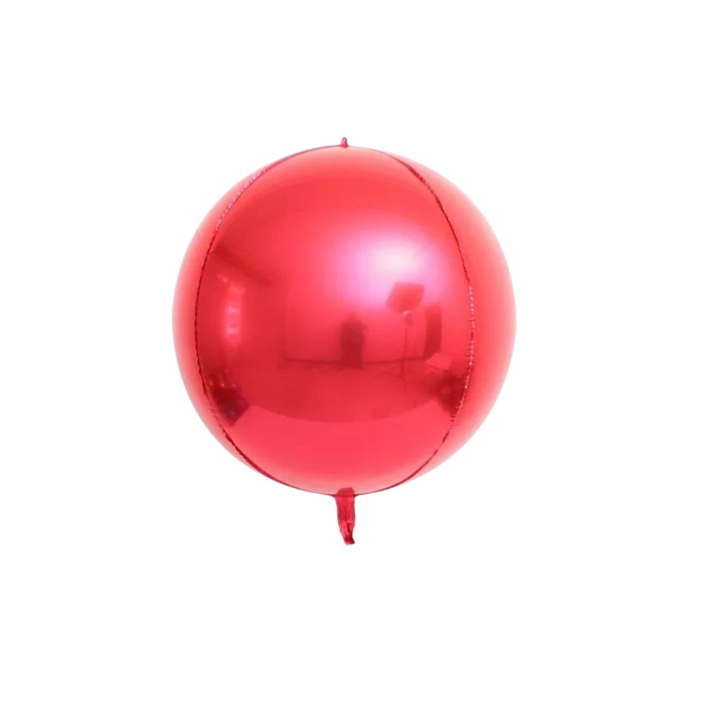 GLOBO METAL ORBIT   ROJO