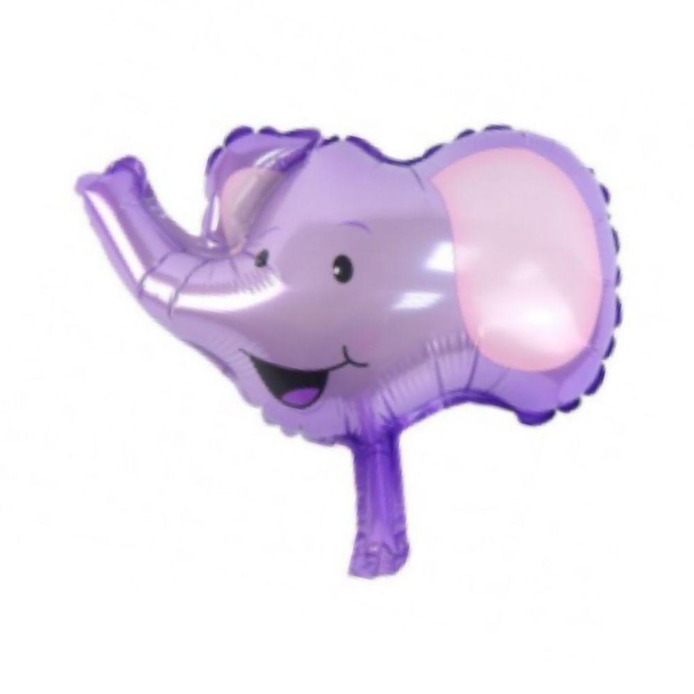 GLOBO ANIMALES 10 ELEFANTE MORADO 