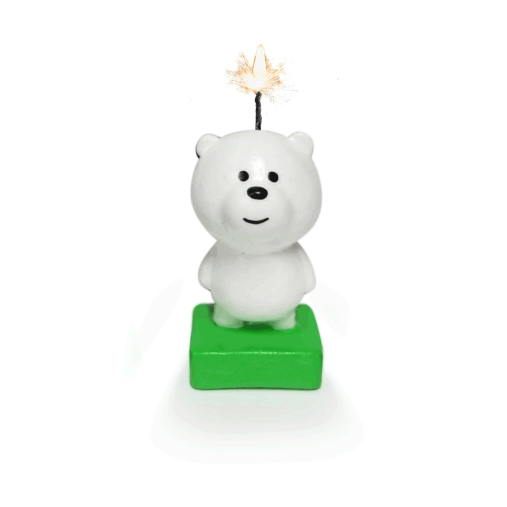 VELA SPLENDOR INFANTIL OSOS ESCANDALOSOS BLANCO