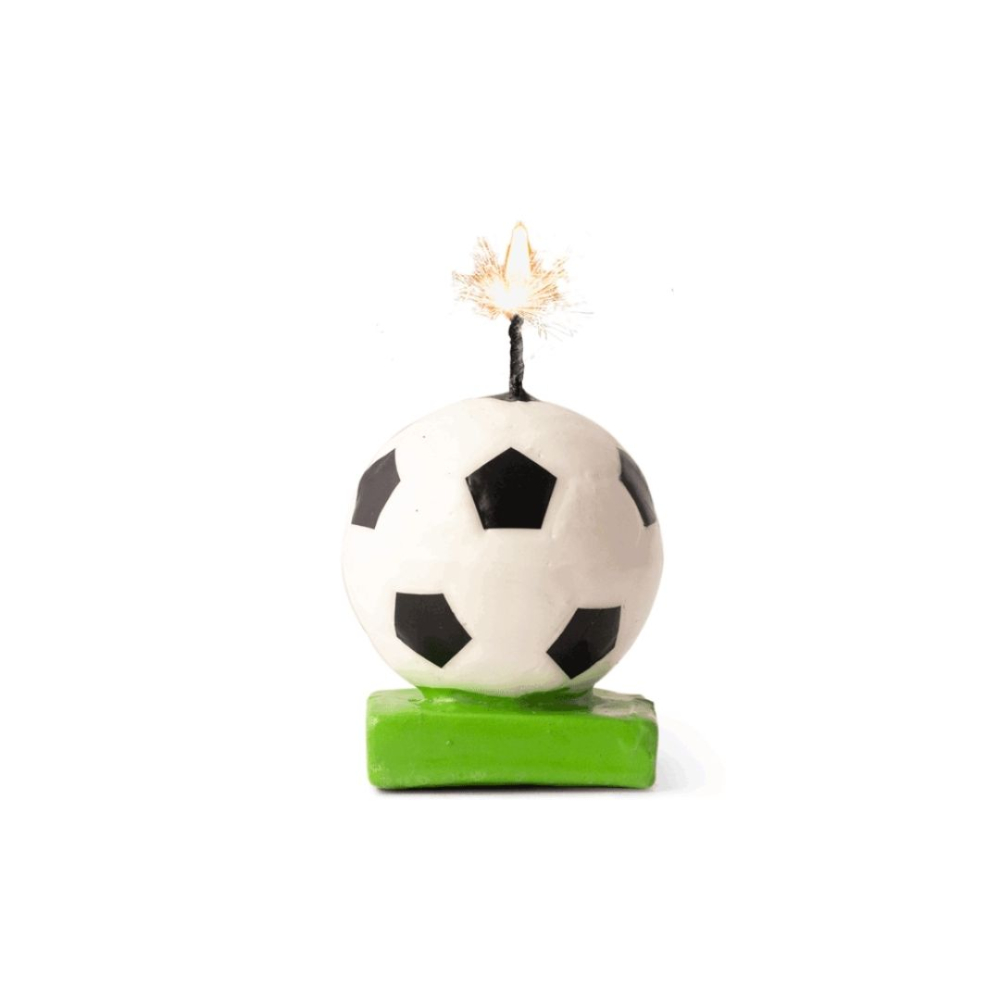 VELA SPLENDOR TEMATICA FUTBOL BALON NEGRO