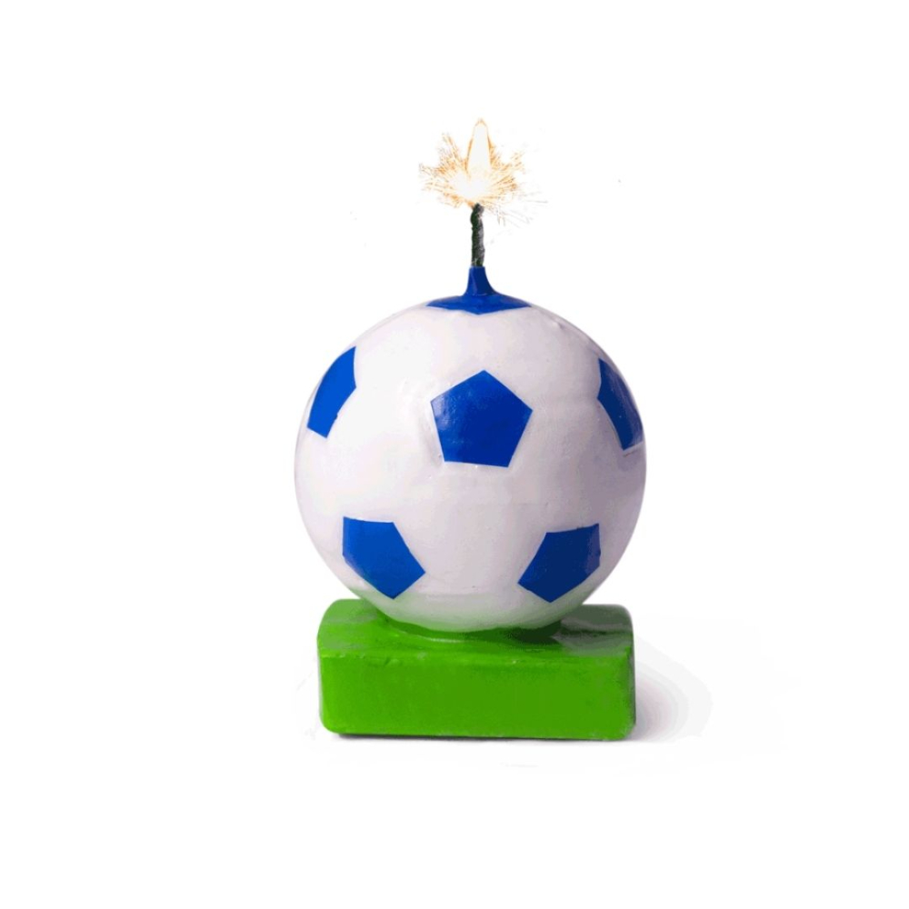 VELA SPLENDOR TEMATICA FUTBOL BALON AZUL