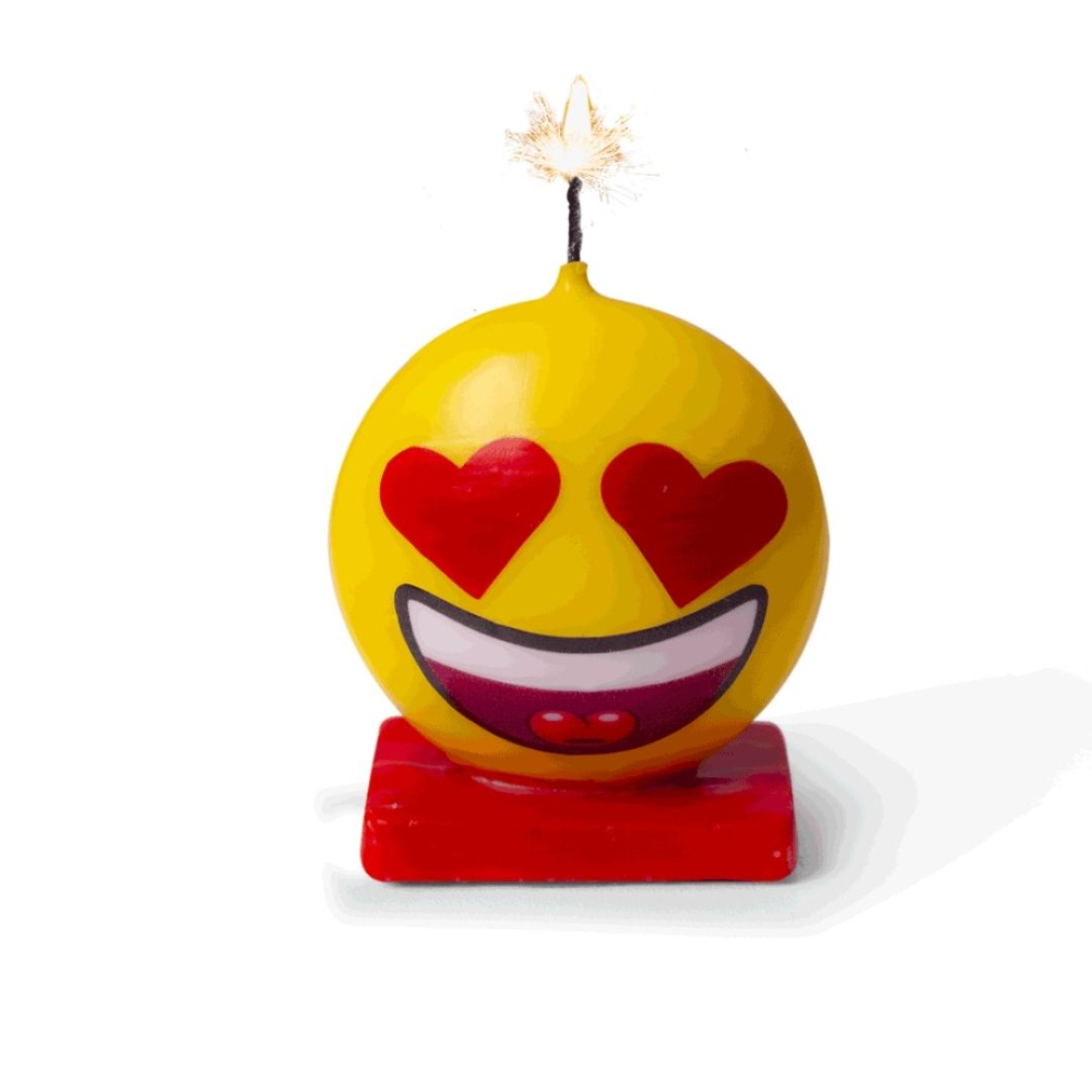 VELA SPLENDOR TEMATICA EMOTICONES AMOR