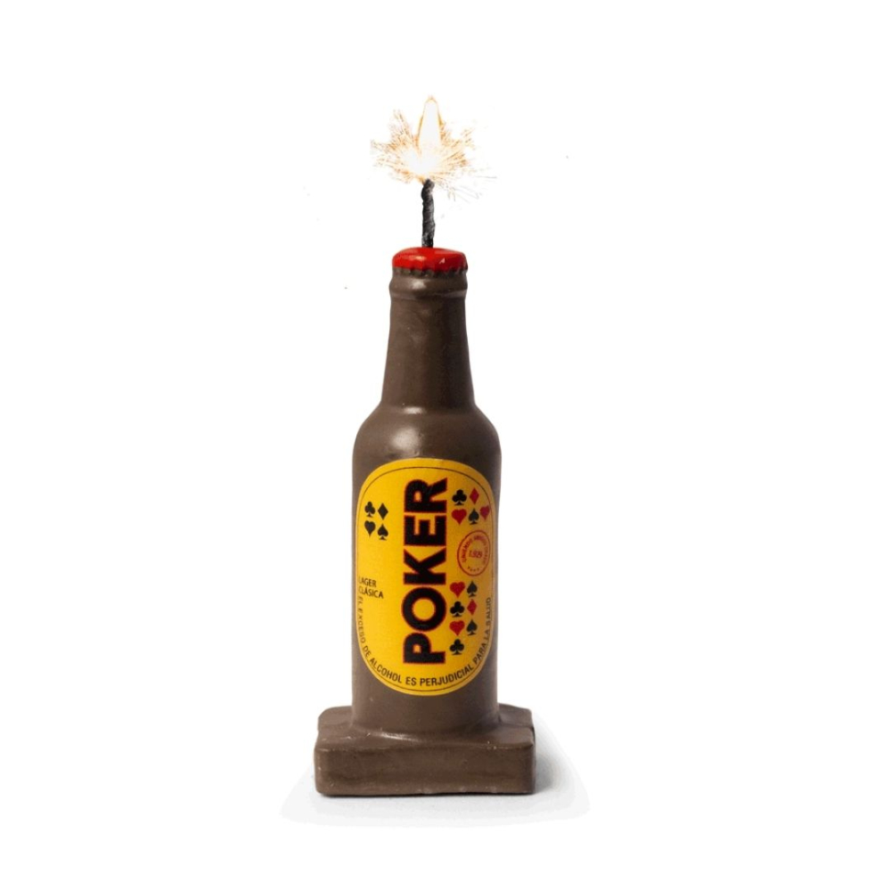 VELA SPLENDOR TEMATICA CERVEZA POKER