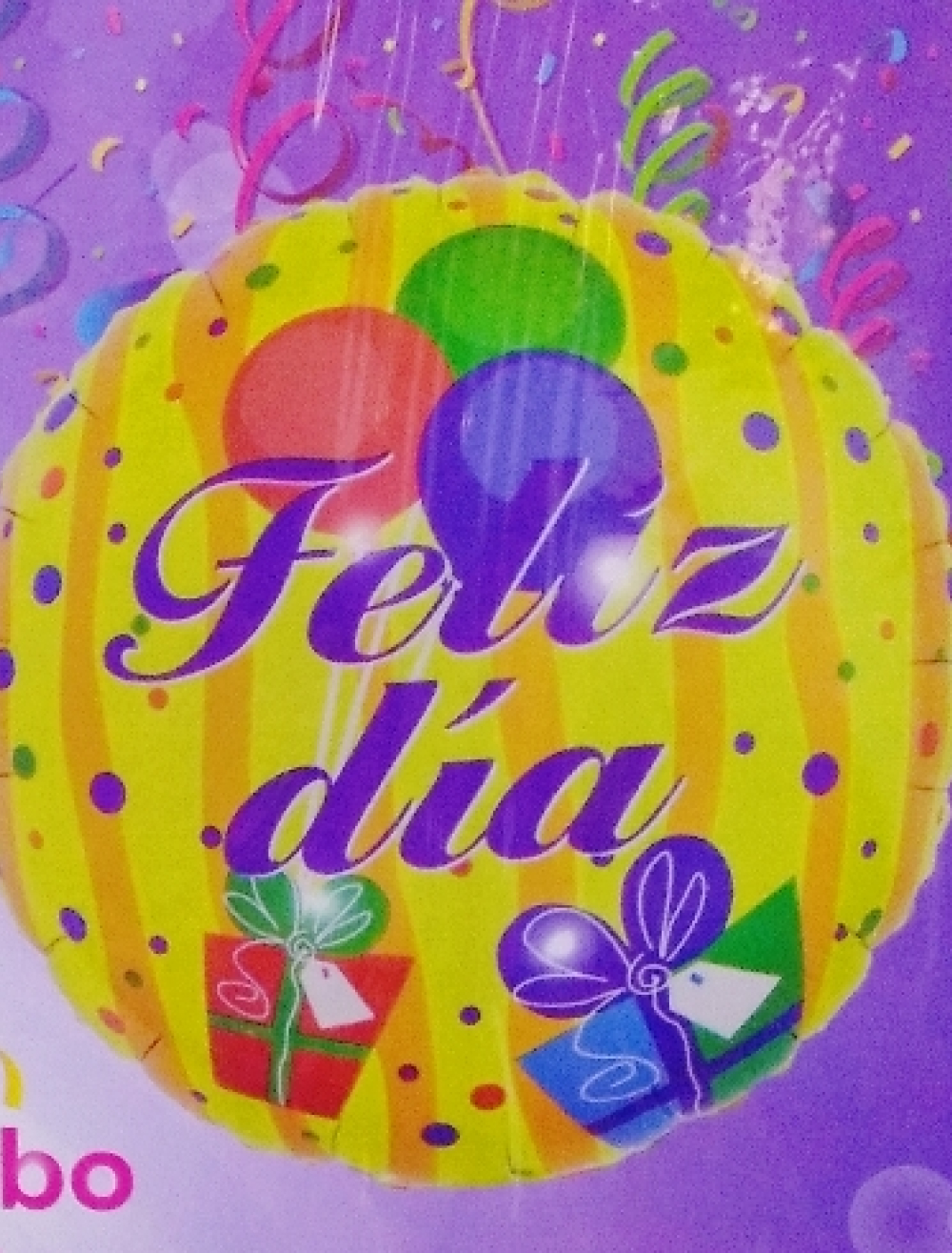 GLOBO FELIZ DIA EMPACADO 18  1