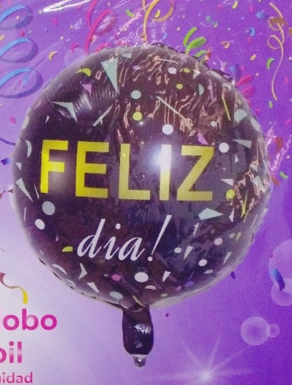 GLOBO FELIZ DIA EMPACADO 18  5