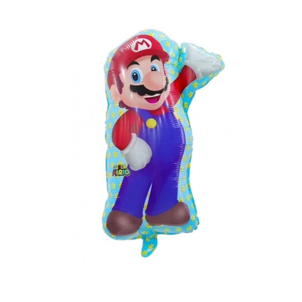 GLOBO SILUETA MEDIANO  MARIO BROSS 