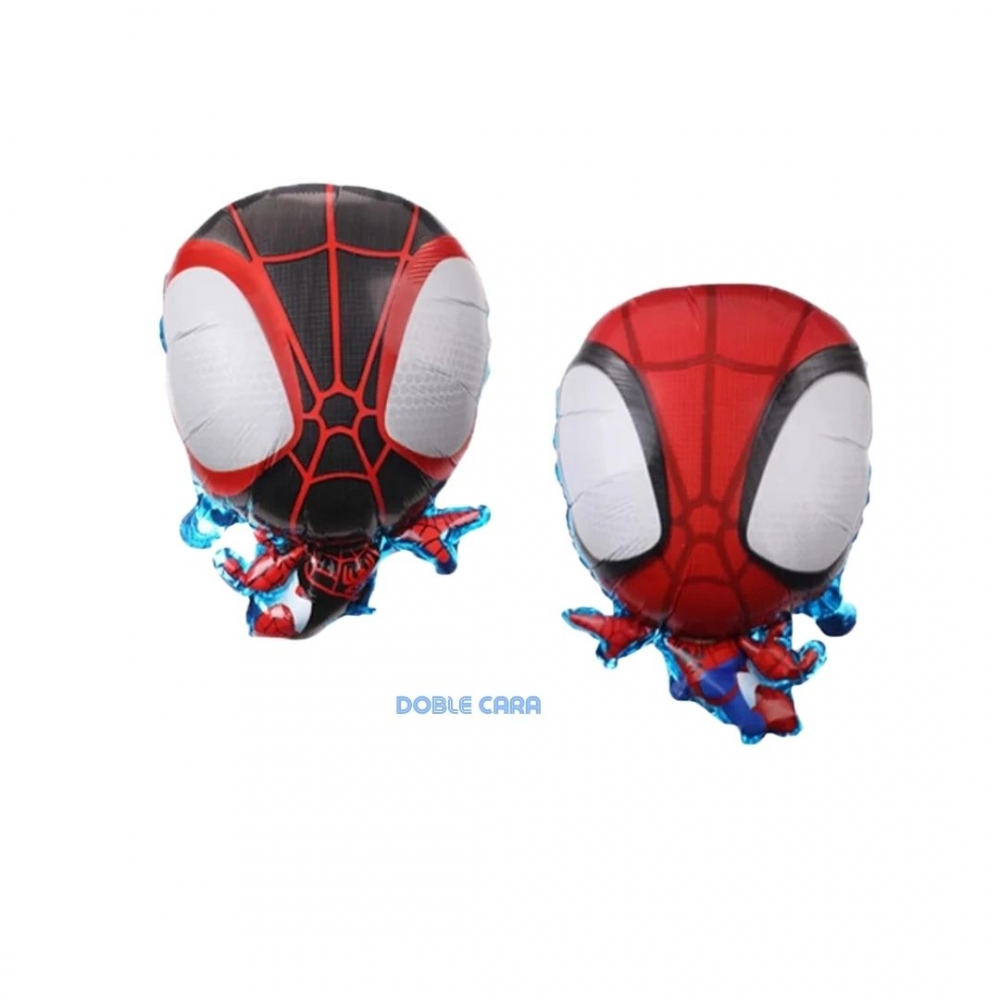 GLOBO SILUETA MEDIANO  SPIDEY Y SUS AMIGOS NEGRO