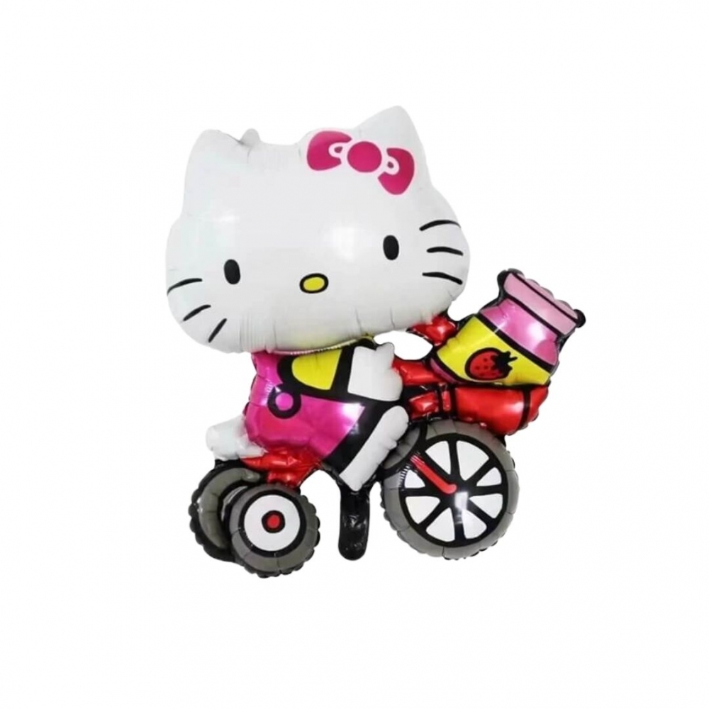 GLOBO SILUETA GRANDE KITTY TRICICLO
