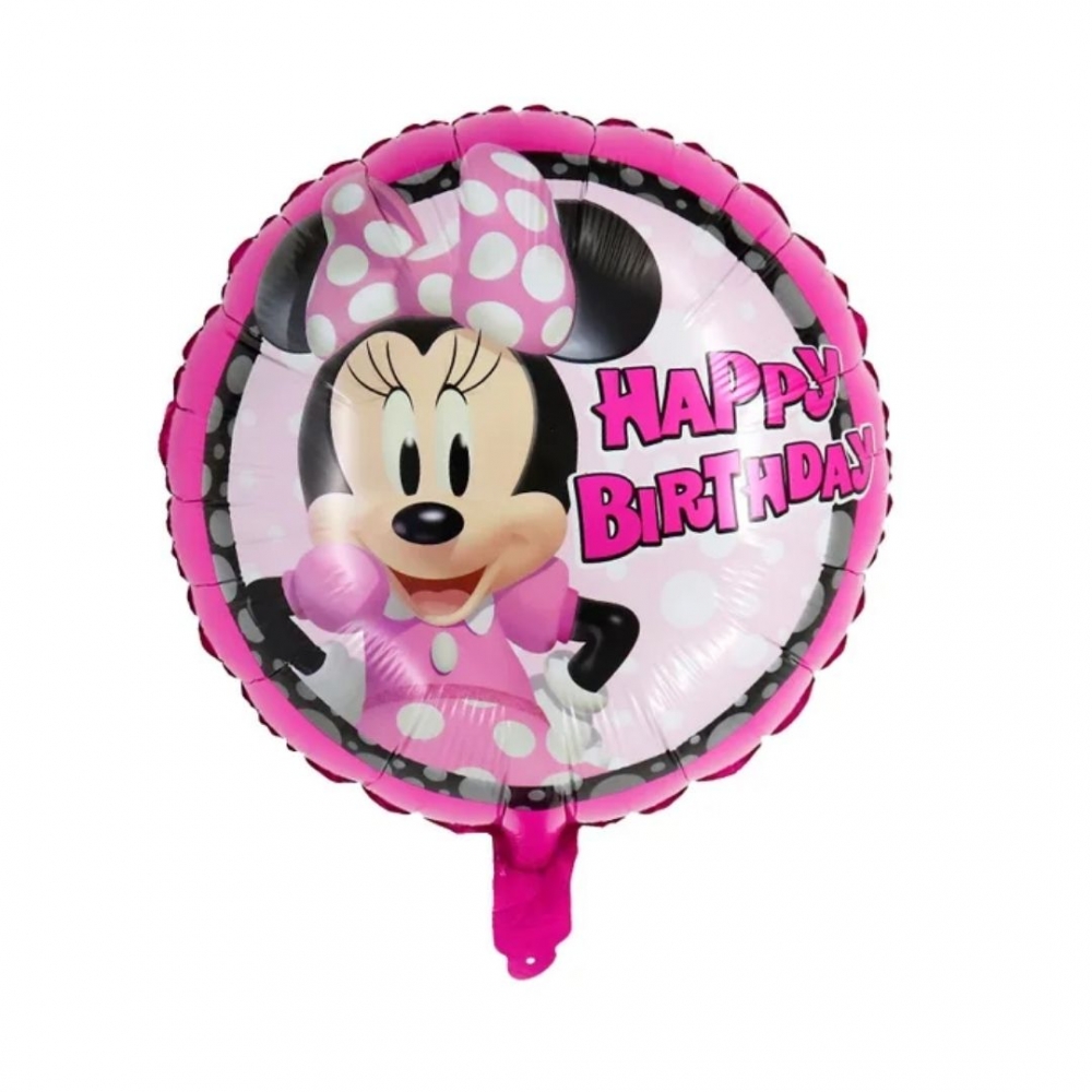 GLOBO REDONDO MINNIE REDONDO FUCSIA