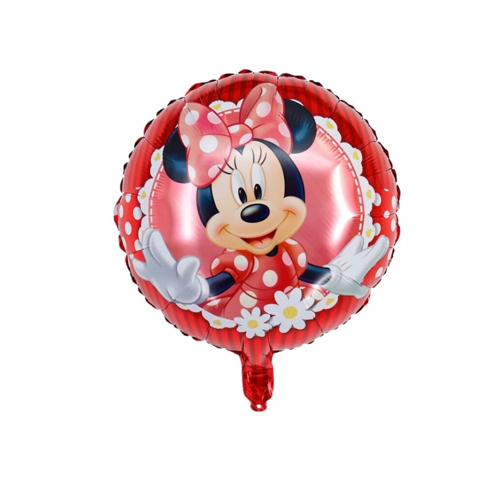 GLOBO REDONDO MINNIE REDONDO ROJO