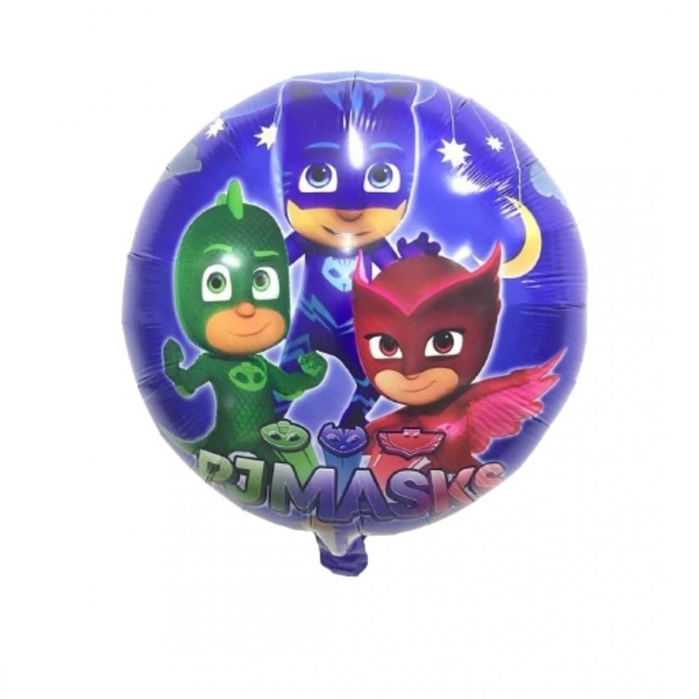 GLOBO REDONDO HEROES EN PIJAMA 
