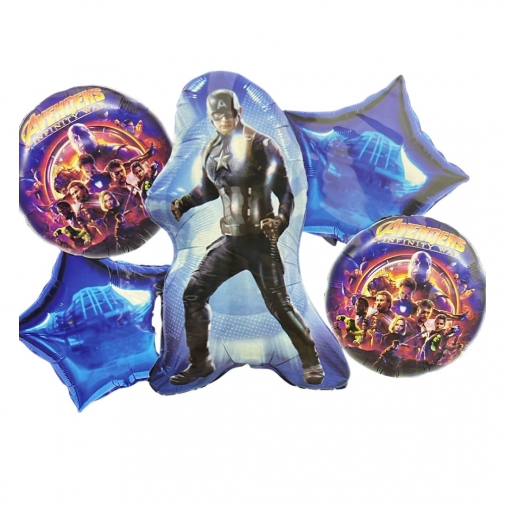 BOUQUET INFANTIL SURTI AVENGERS CAPITAN PERSONAJE CUERPO